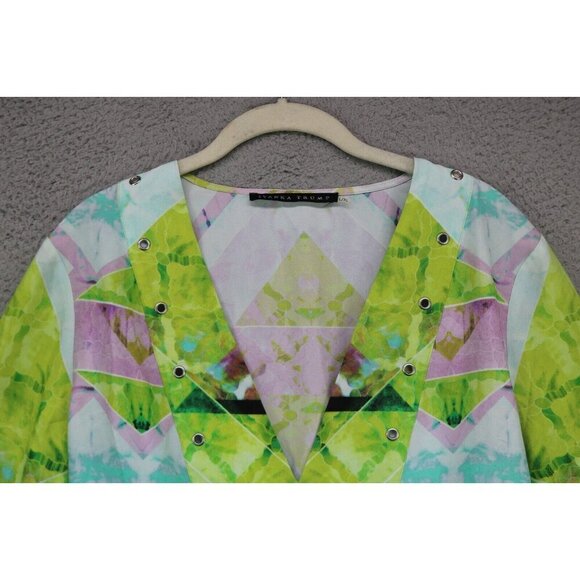 Ivanka Trump 3/4 Wide Sleeve V Neck Tunic-Size Large/XL-BOHO - Picture 5 of 10